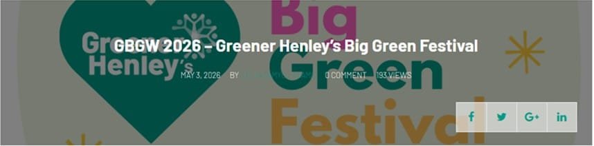 Probus Pamphlet: Green Henley’s Big Green Festival